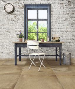 Foto 1. Groot formaat cottolook 60x60, in verschillende kleuren