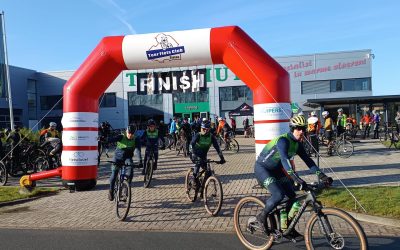 Tegelhuys MTB tocht op zondag 15 maart 2026 Gieten was een groot succes